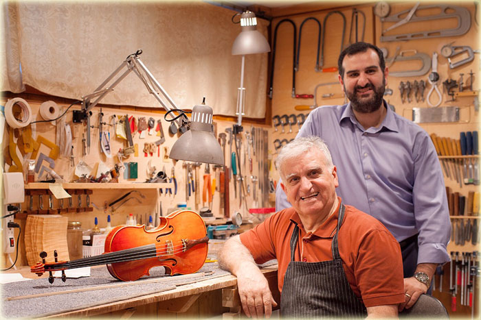 Hratch and Artak Armenious
Master Violin, Viola & Cello Makers for over 50 years.